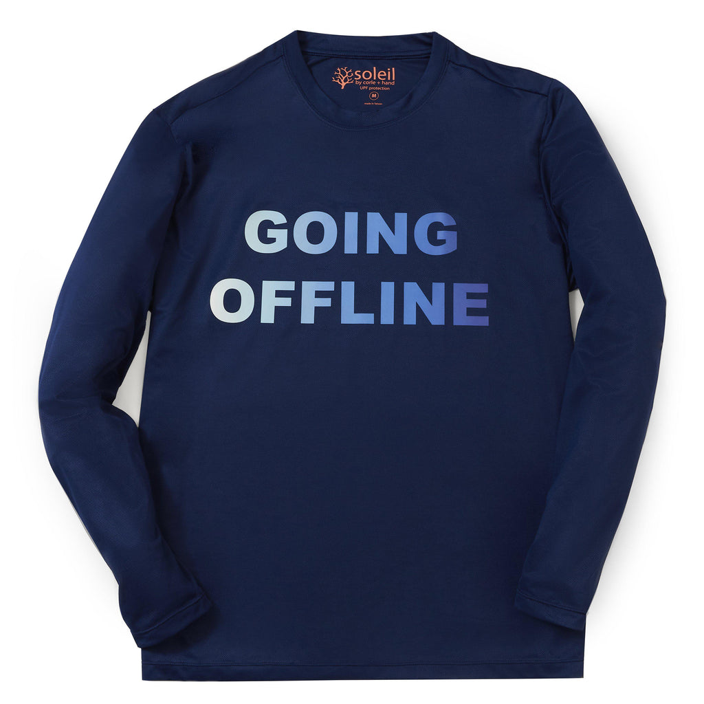 Going Offline Men’s Long Sleeve UPF 30 Tee