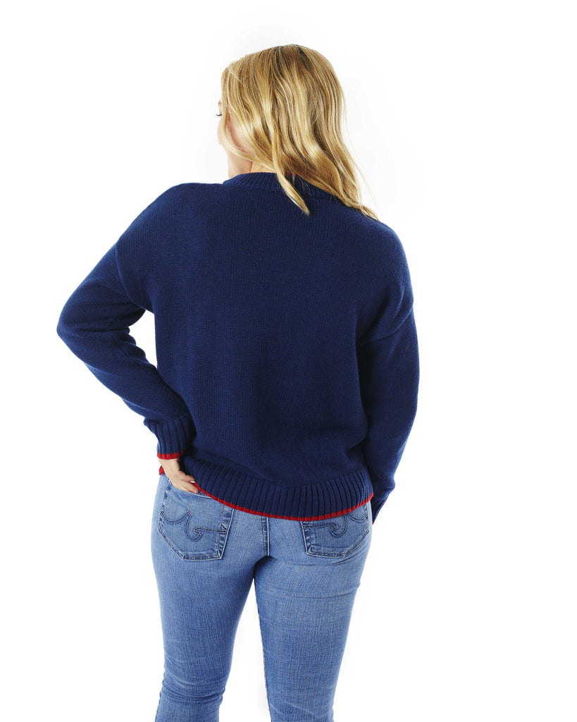 Sweater - Preston Drop Shoulder LOVE MORE Intarsia Sweater